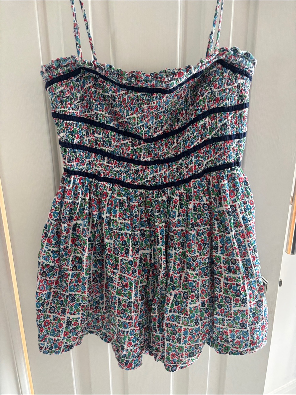 Free People Bali Checked Out Printed Romper